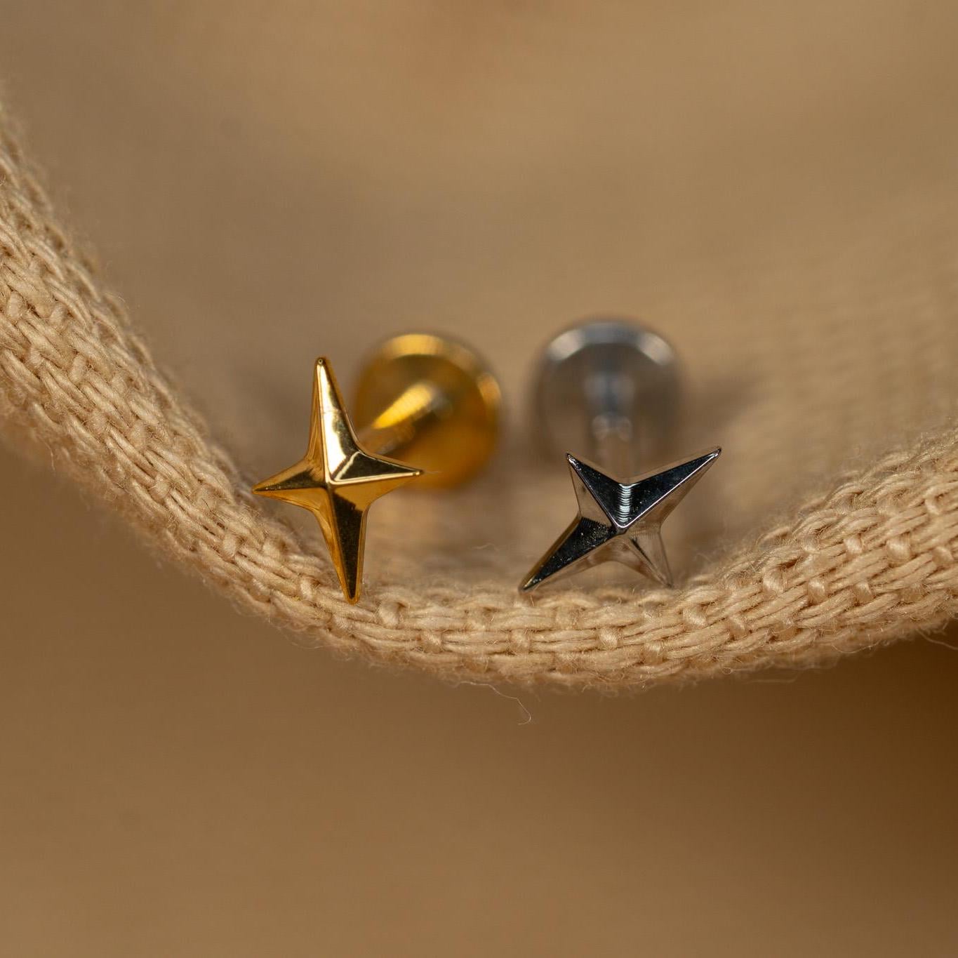 Pointed Star Stud / ポインテッド スター スタッド ピアス Four