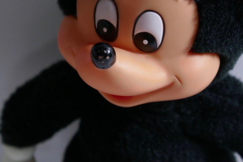 Walt Disney Productions Young Epoch Mickey Mouse 23 cm en peluche RARE image 3