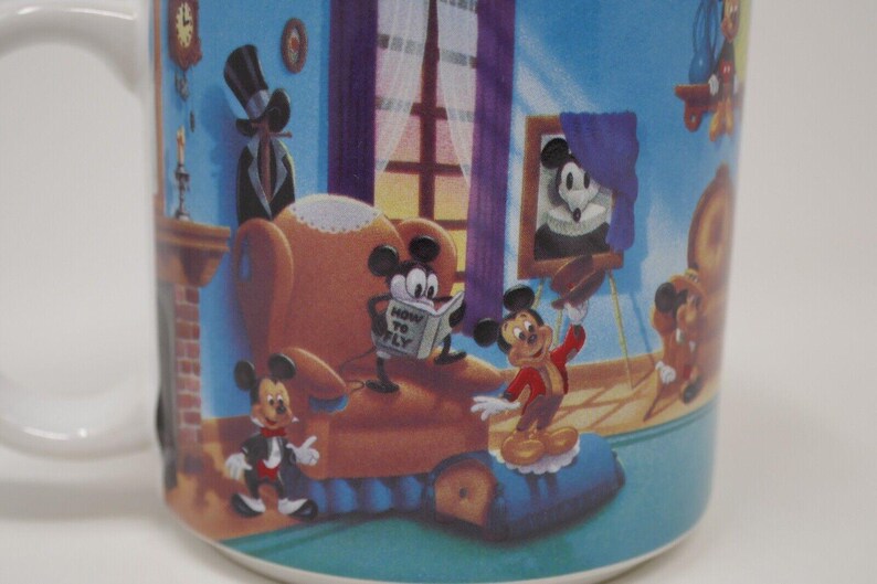 Disney Mickey Mouse Through the Years Coffee Mug Cup zdjęcie 4