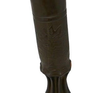 75mm MGM 39L 1917 WW1 Antique Trench Art Artillery Shell with Flowers