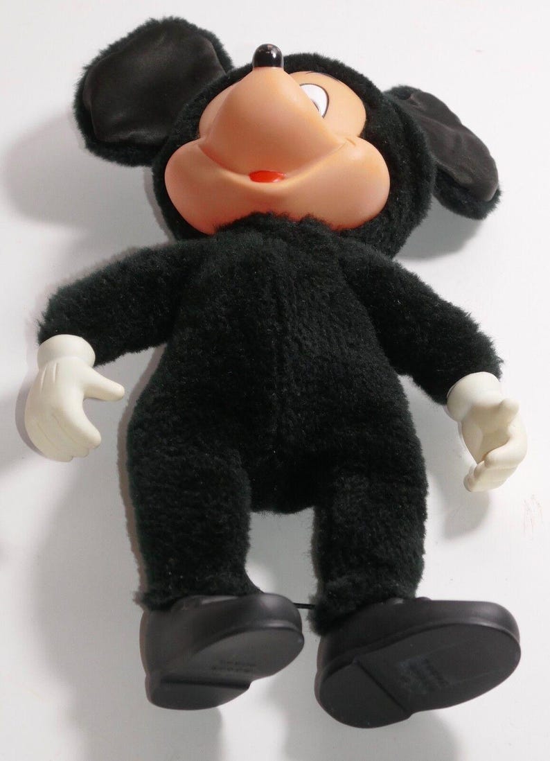 Walt Disney Productions Young Epoch Mickey Mouse 23 cm en peluche RARE image 4