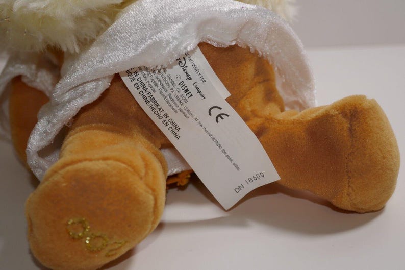 Disney Store Winnie the Pooh Mini Choir Angel 8" Bean Bag Plush Toy W/Tag imagem 5