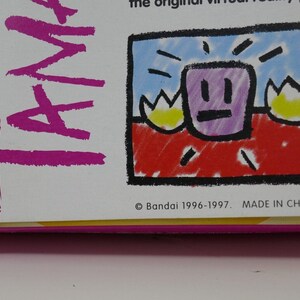 Bandai 1996-1997 Tamagotchi Rosa y Verde Mascota de Realidad Virtual n.° 1800 imagen 6