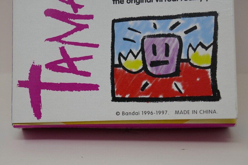 Bandai 1996-1997 Tamagotchi Rosa y Verde Mascota de Realidad Virtual n.° 1800 imagen 6
