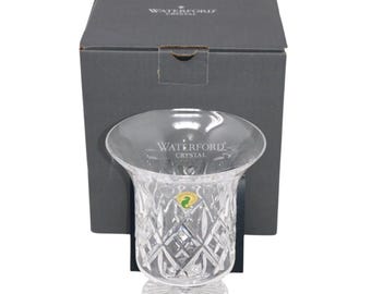 Waterford Crystal Oakland 6" Footed Hurricane Candle Holder Vase 155721