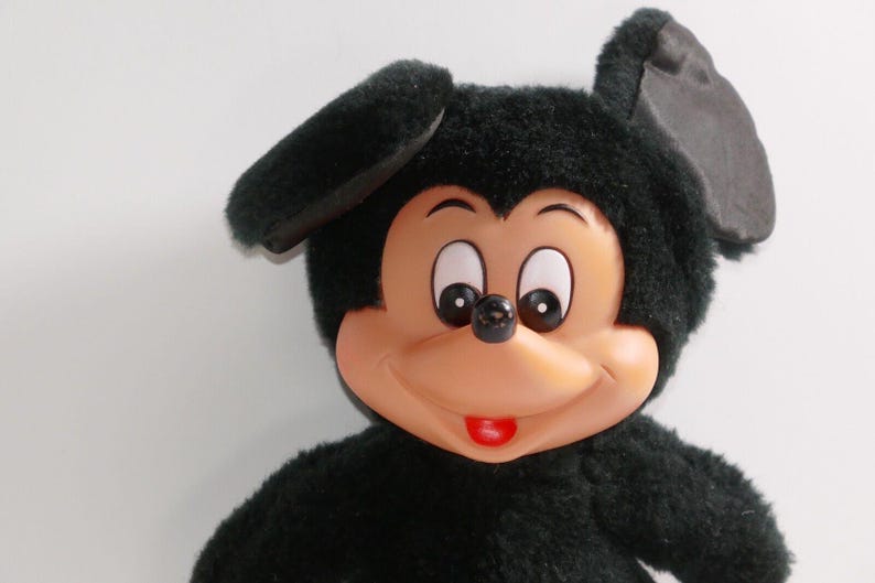 Walt Disney Productions Young Epoch Mickey Mouse 23 cm en peluche RARE image 2