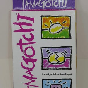 Bandai 1996-1997 Tamagotchi Rosa y Verde Mascota de Realidad Virtual n.° 1800 imagen 5