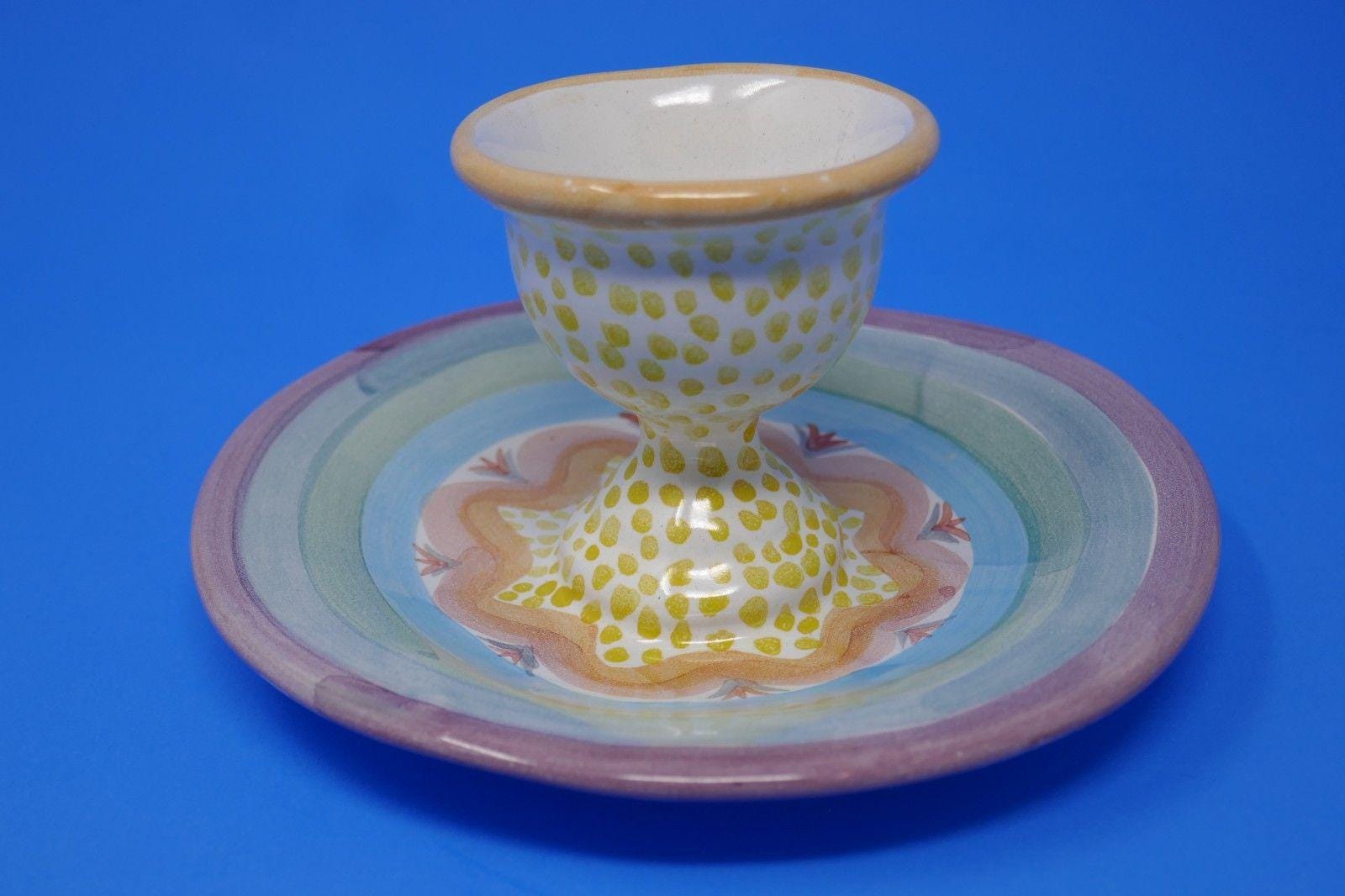 マッケンジーチャイルズ　エッグスタンド Mackenzie Childs Egg Cup - Etsy