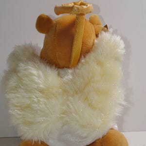 Disney Store Winnie the Pooh Mini Choir Angel 8" Bean Bag Plush Toy W/Tag imagem 3