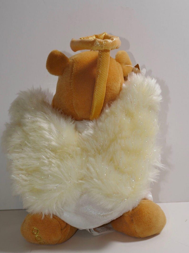 Disney Store Winnie the Pooh Mini Choir Angel 8" Bean Bag Plush Toy W/Tag imagem 3