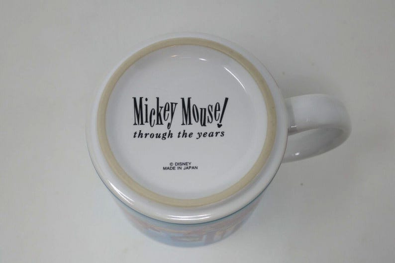 Disney Mickey Mouse Through the Years Coffee Mug Cup zdjęcie 8