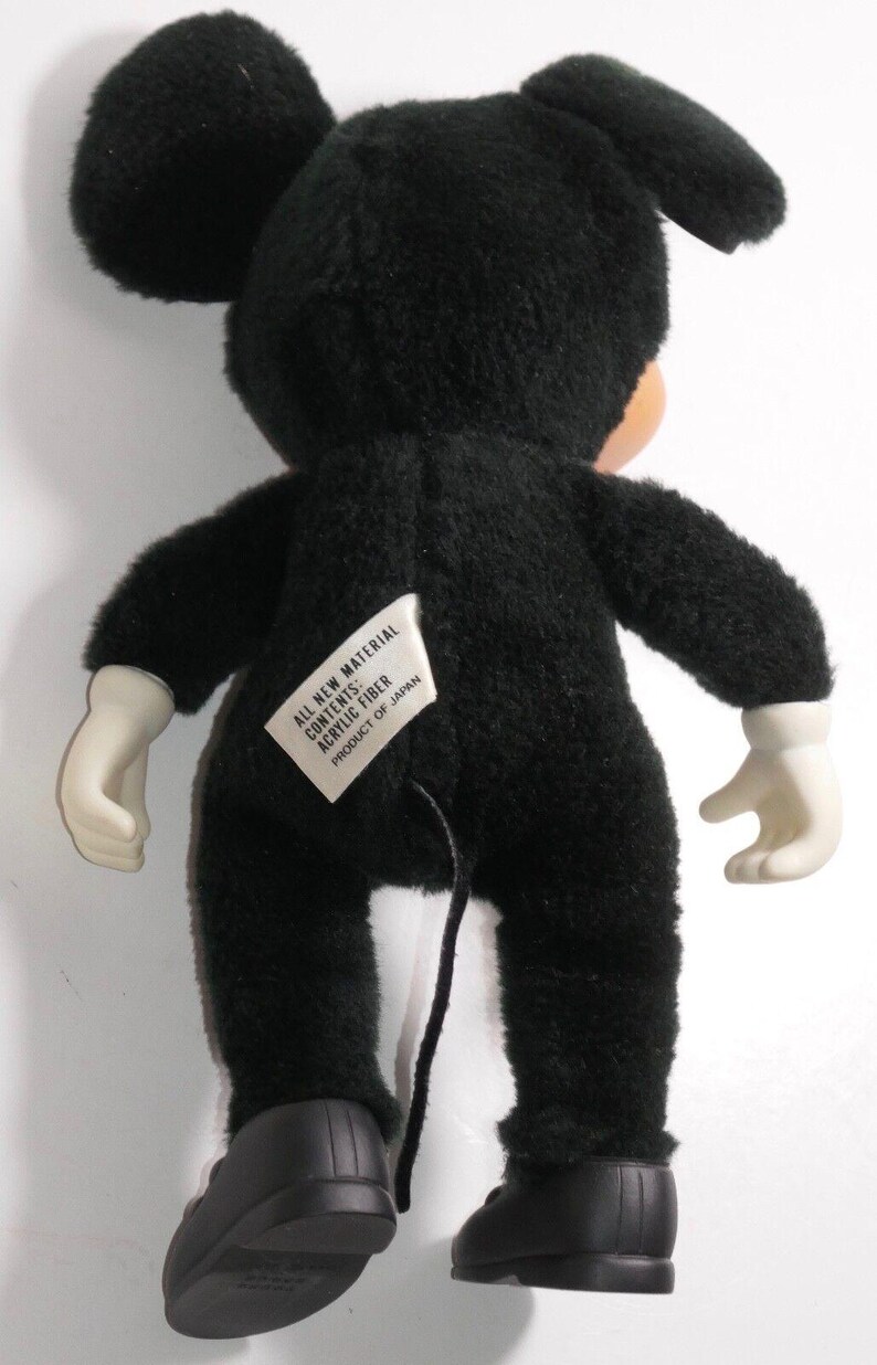 Walt Disney Productions Young Epoch Mickey Mouse 23 cm en peluche RARE image 5