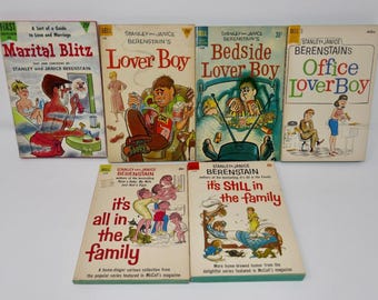 Stan and Jan Berenstain Vintage Adult Paperback Books - Marital Blitz Lover Boy