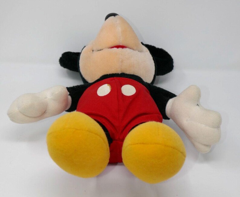 Hasbro Softies Vintage 1983 Disney Mickey Mouse Plush Stuffed Doll image 10