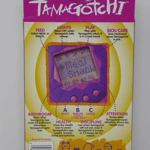 Bandai 1996-1997 Tamagotchi Rosa y Verde Mascota de Realidad Virtual n.° 1800 imagen 9