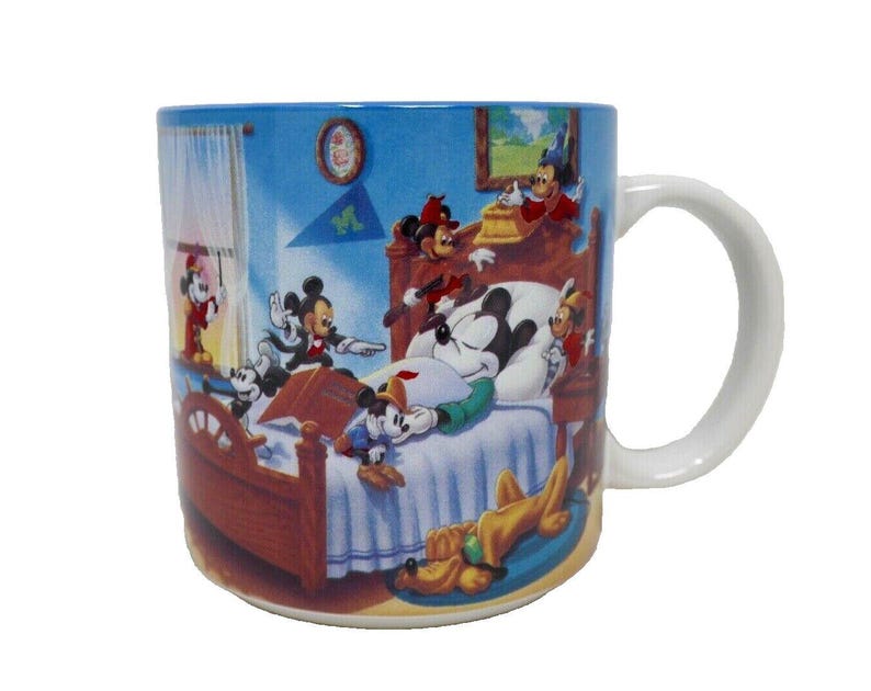 Disney Mickey Mouse Through the Years Coffee Mug Cup zdjęcie 1