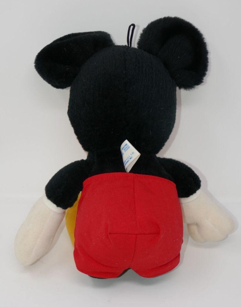 Hasbro Softies Vintage 1983 Disney Mickey Mouse Plush Stuffed Doll image 5