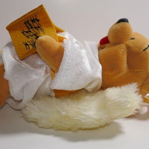 Disney Store Winnie the Pooh Mini Choir Angel 8" Bean Bag Plush Toy W/Tag imagem 4