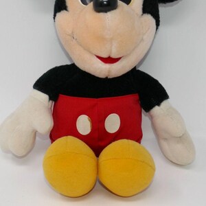 Hasbro Softies Vintage 1983 Disney Mickey Mouse Plush Stuffed Doll image 3