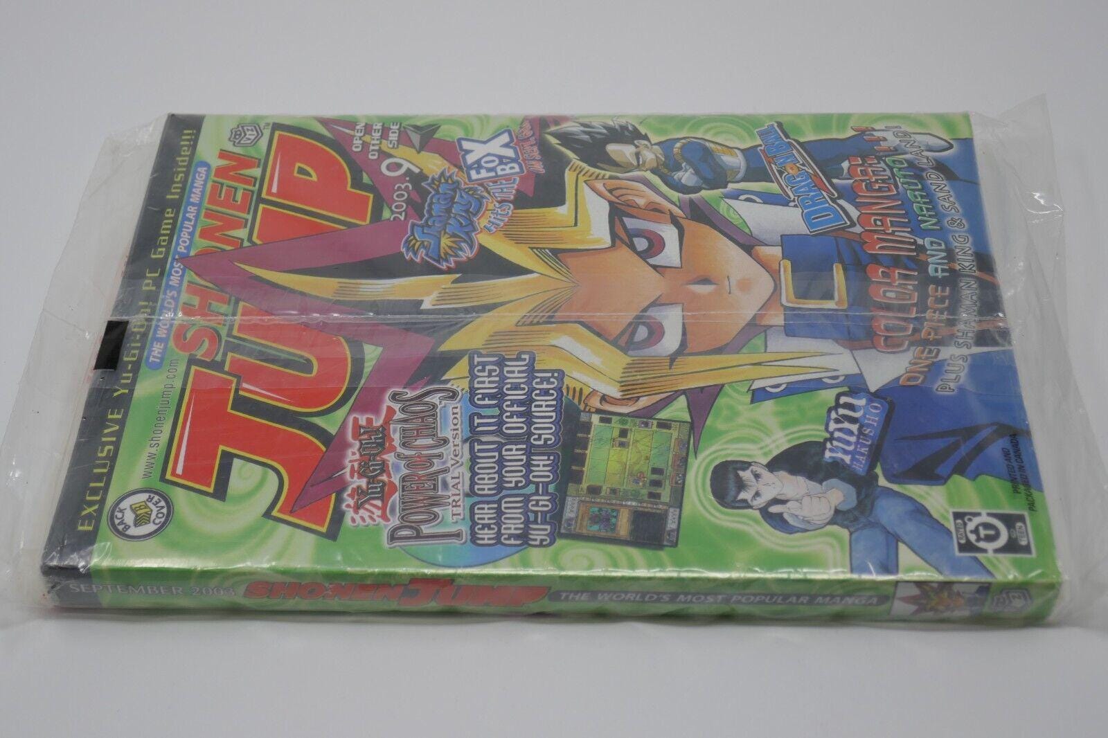 Shonen Jump Sept 2003 Volume 1 Issue 9 Manga Magazine Yu-gi-oh CD