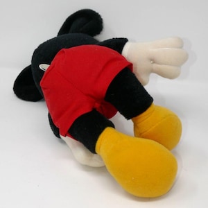 Hasbro Softies Vintage 1983 Disney Mickey Mouse Plush Stuffed Doll image 8