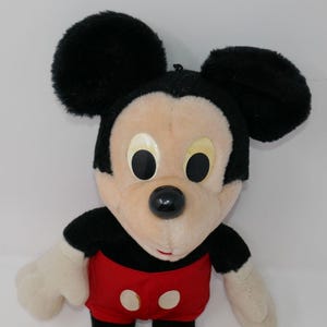 Hasbro Softies Vintage 1983 Disney Mickey Mouse Plush Stuffed Doll image 2