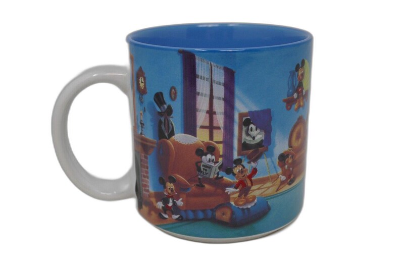Disney Mickey Mouse Through the Years Coffee Mug Cup zdjęcie 3