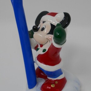 Enesco Mickey & Co Mickey Mouse Ready to Ski Porcelain Figurine zdjęcie 3