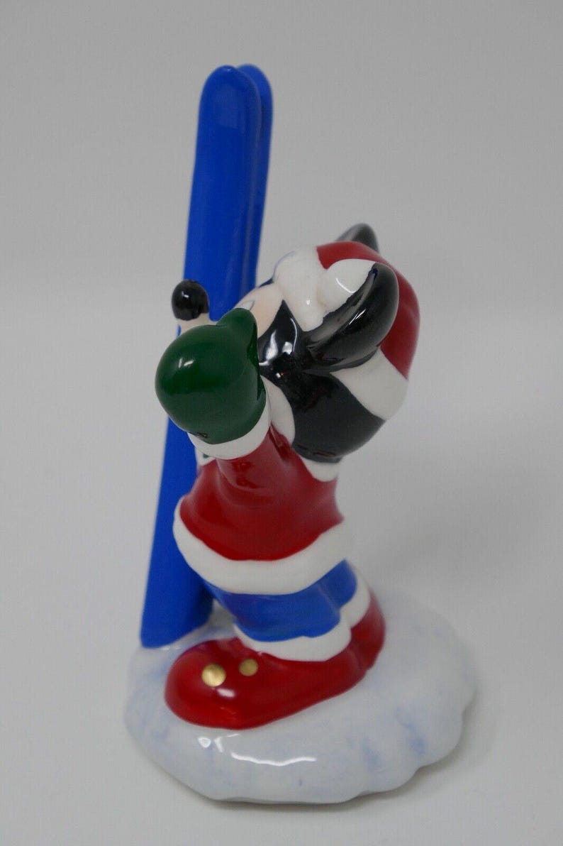 Enesco Mickey & Co Mickey Mouse Ready to Ski Porcelain Figurine zdjęcie 4