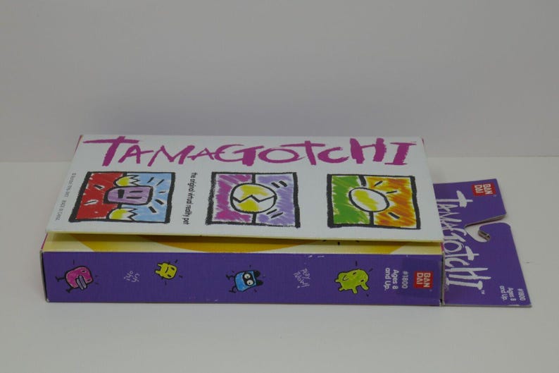Bandai 1996-1997 Tamagotchi Rosa y Verde Mascota de Realidad Virtual n.° 1800 imagen 8