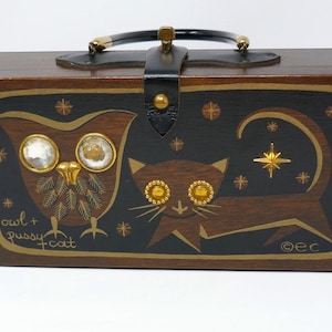 Vintage Enid Collins Cat Purse - Etsy