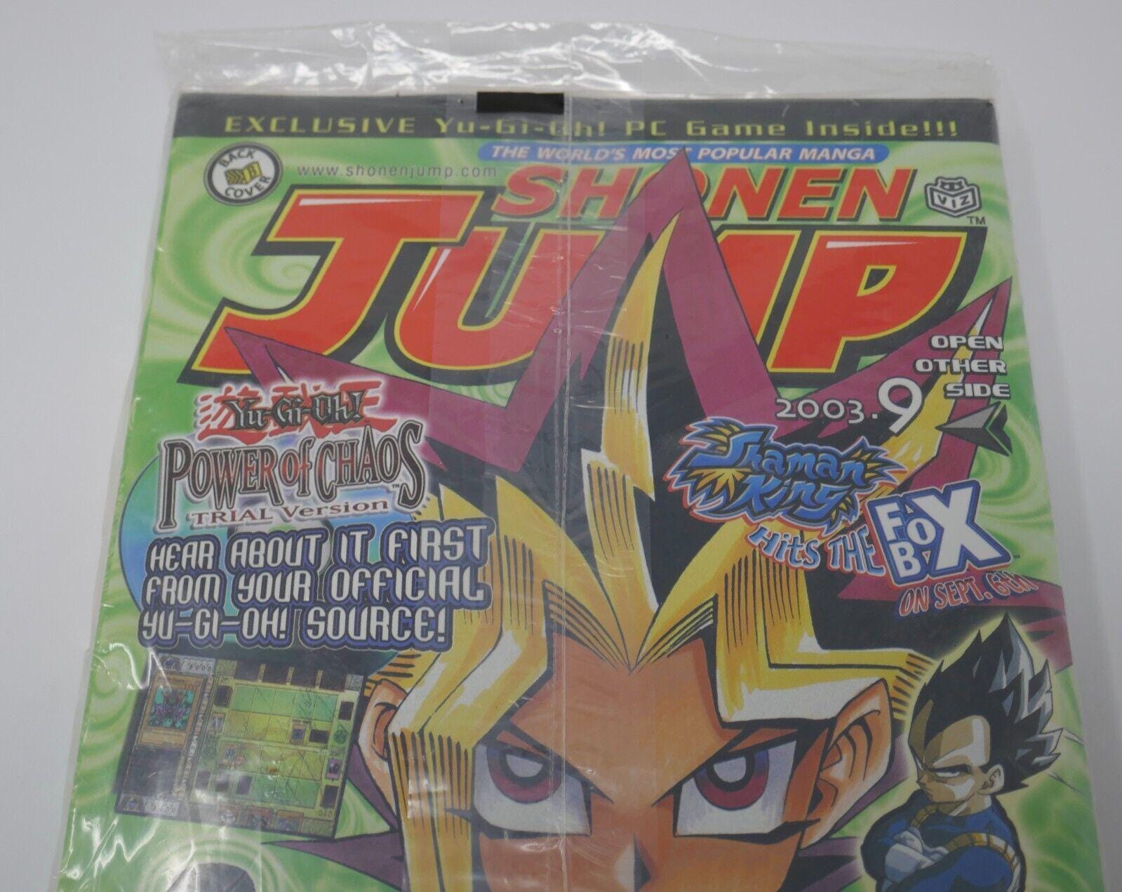 Shonen Jump Sept 2003 Volume 1 Issue 9 Manga Magazine Yu-gi-oh CD