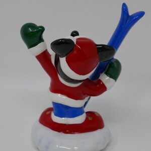 Enesco Mickey & Co Mickey Mouse Ready to Ski Porcelain Figurine zdjęcie 2