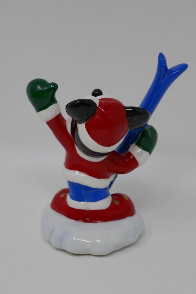 Enesco Mickey & Co Mickey Mouse Ready to Ski Porcelain Figurine zdjęcie 2