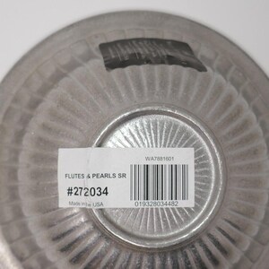 Wilton Armetale Flutes and Pearls Small Round Bowl #272034 image 7