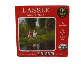 Lassie y Timmy 1959 View Master Reels B474 SELLADO