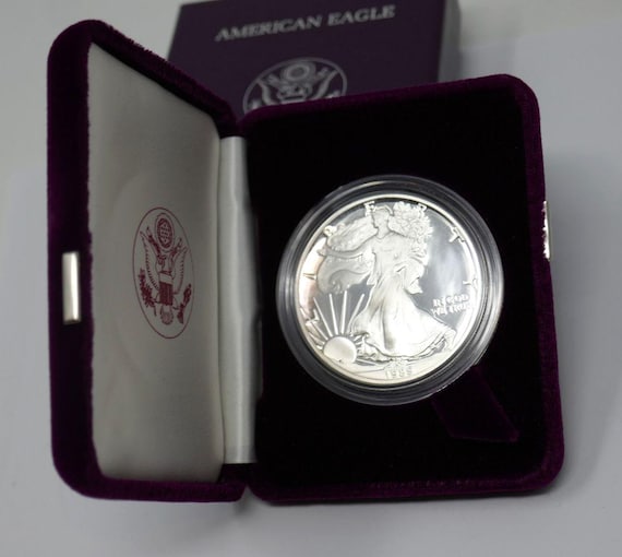 U.S. Mint 1989 American Eagle 1 Oz Proof Silver One Dollar Coin