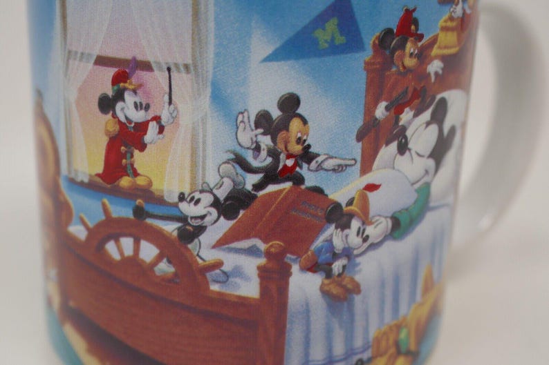 Disney Mickey Mouse Through the Years Coffee Mug Cup zdjęcie 6