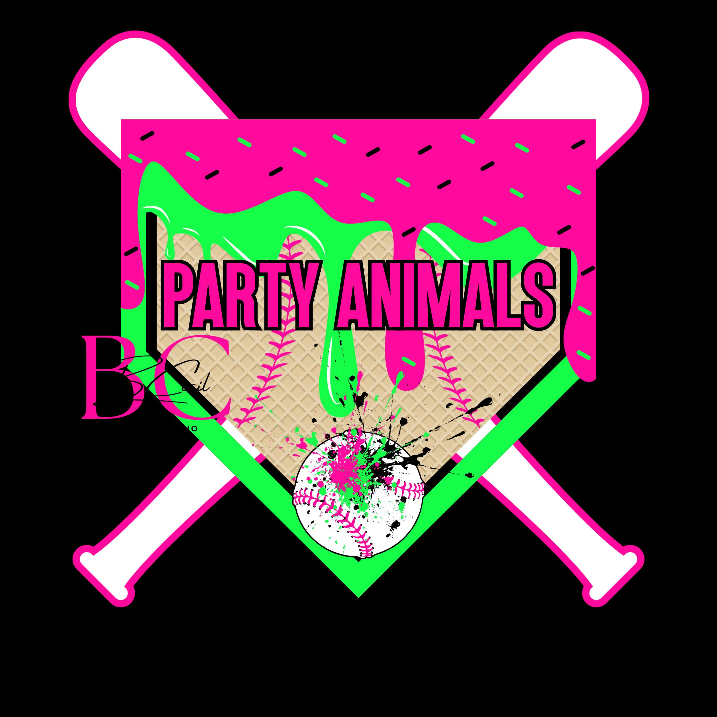 Party Animals PNG, Party Animals Baseball, Banana Ball, Baseball