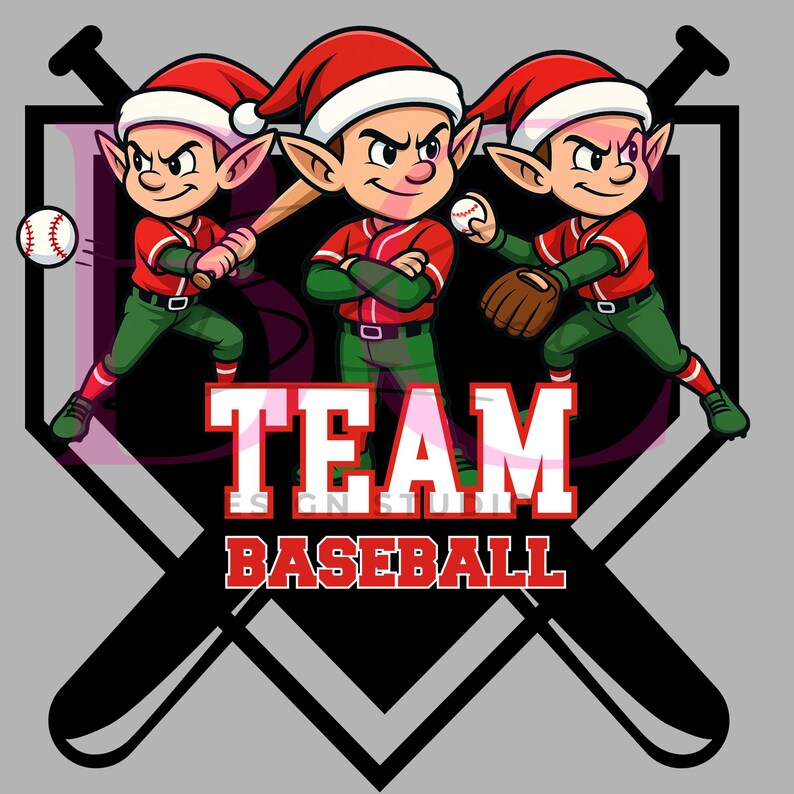 Christmas Baseball PNG, Christmas Png, Baseball PNG, Baseball Drip Png ...