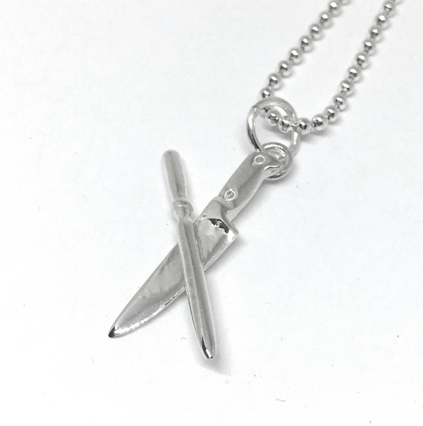 Chef Necklace Cooking Necklace Knife Necklace Chef Jewelry Etsy