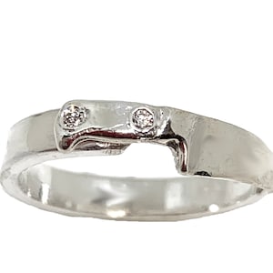 Anillo de cuchillo de chef de plata de ley chef joyería | Etsy España