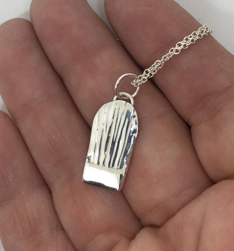 Chef Hat Pendant Necklace in Sterling Silver Pastry Chef Hat Etsy