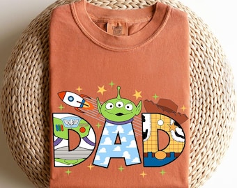 Comfort Colors Toy Story Dad T-Shirt, Disney Vatertagsgeschenk