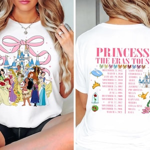 Comfort Colors Princess The Eras Tour Shirt, Disney Princess Shirt, Princess Era Shirt, Disney Family Shirts, Disney Family Trip Shirts