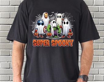 Comfort Colors Hero Super Spooky Shirt, Super Spooky Halloween Shirt, Spooky Shirt, Spooky Pumpkin, Trick or Treat Tee,Halloween 2025