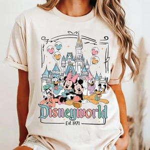Comfort Colors Disney World Shirt, Magic Kingdom Shirt, Mickey and Friends Shirt, Disney Family Trip Shirt, Disneyland Shirt, Disney Castle