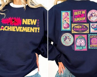 New Achievement T-Shirt, Donut and Carl Tee, Book Series Fan Merchandise, Fantasy Book Reader Shirt Bookish Merch, Dungeon Crawler Carl