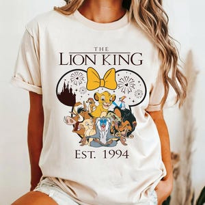 Comfort Colors Disney The Lion King Est 1994 Shirt, Simba Lion King, Disney Family Trip Shirt, Animal Kingdom Shirt, Disney Family Vacation