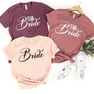 Bride Team Shirt, Bride Shirt, Bridesmaid Proposal Gifts, Bachelorette Party Shirts, Bride Shirt, Bridal Party Gift, Team Bride Tees